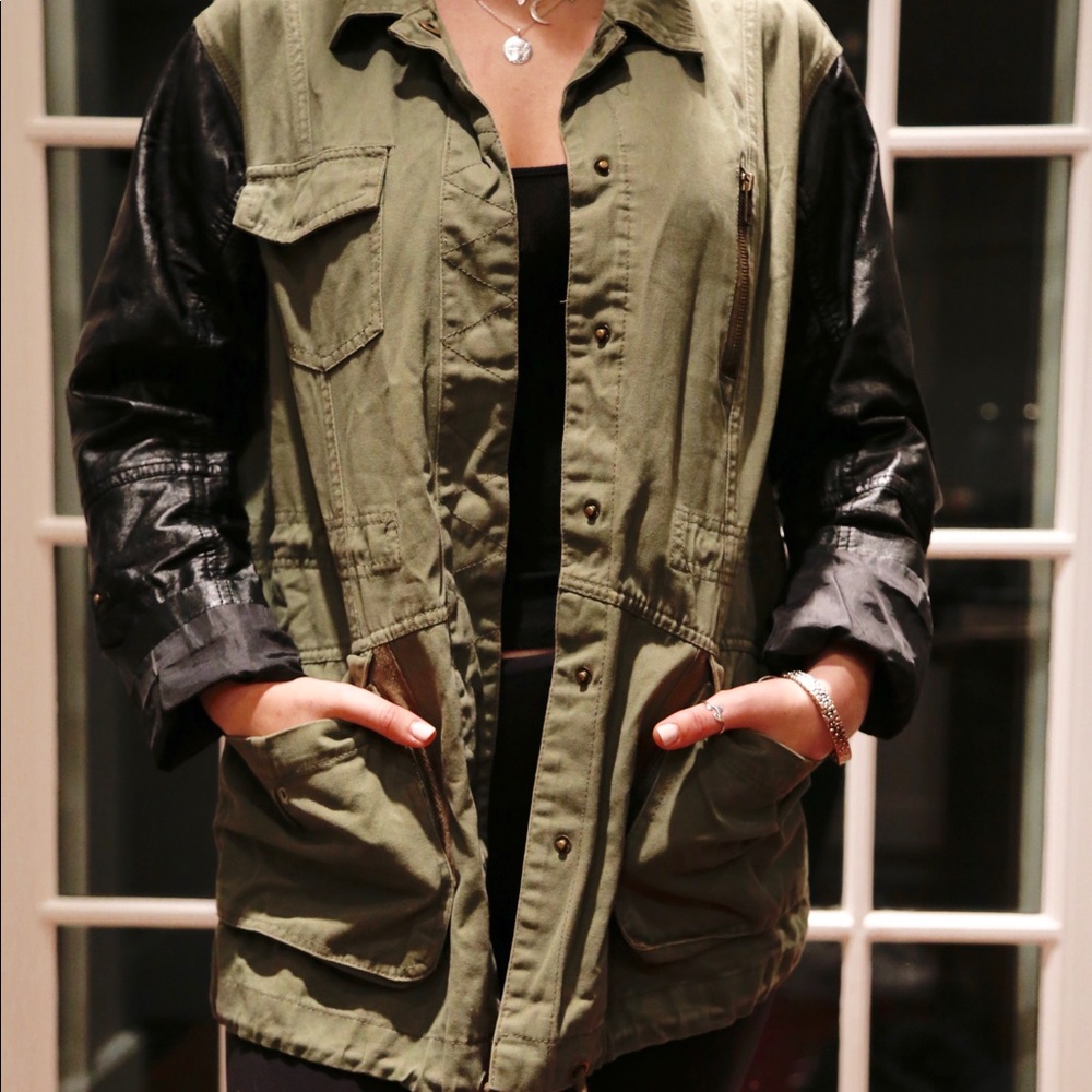 river island military jacket